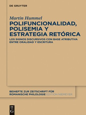 cover image of Polifuncionalidad, polisemia y estrategia retórica